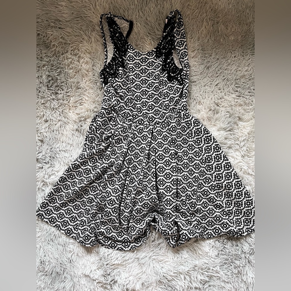 Black and white dress
